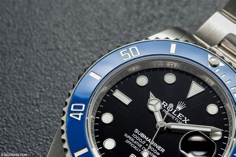 rolex oyster perpetual submariner date white gold|2022 Rolex Submariner Date 41mm.